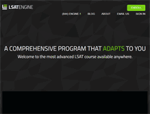 Tablet Screenshot of lsatengine.com